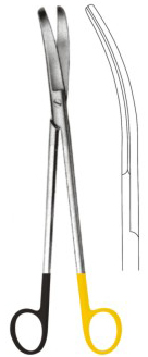 Lloyd Davies Rectal Scissors 25.5cm S/CUT, TC