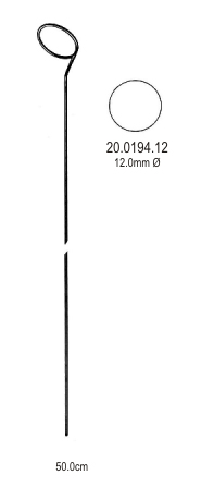 Endarterectomy striper Ø 12mm, 50cm