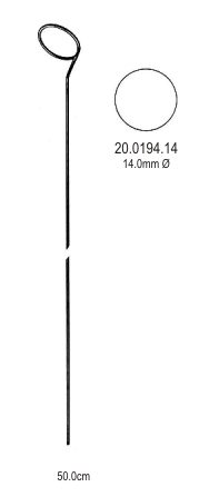 Endarterectomy striper Ø 14mm, 50cm