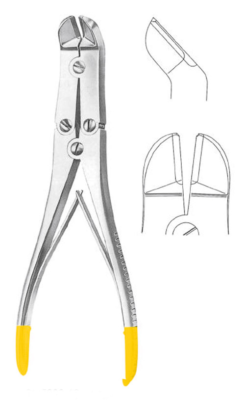 Wire Cutter dbl.action 22cm TC, Can cut up to