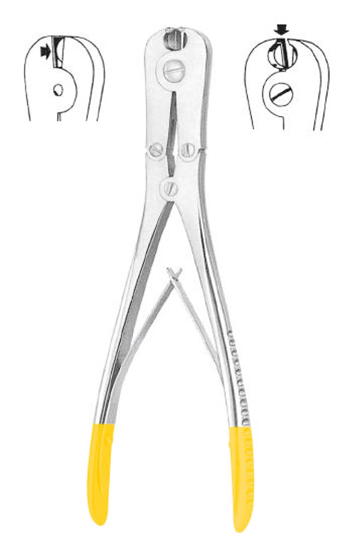 L-shaped Wire Cutter x-action 18cm TC PFAU