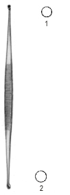 Martini Double Curette 13.5cm Fig.1/2